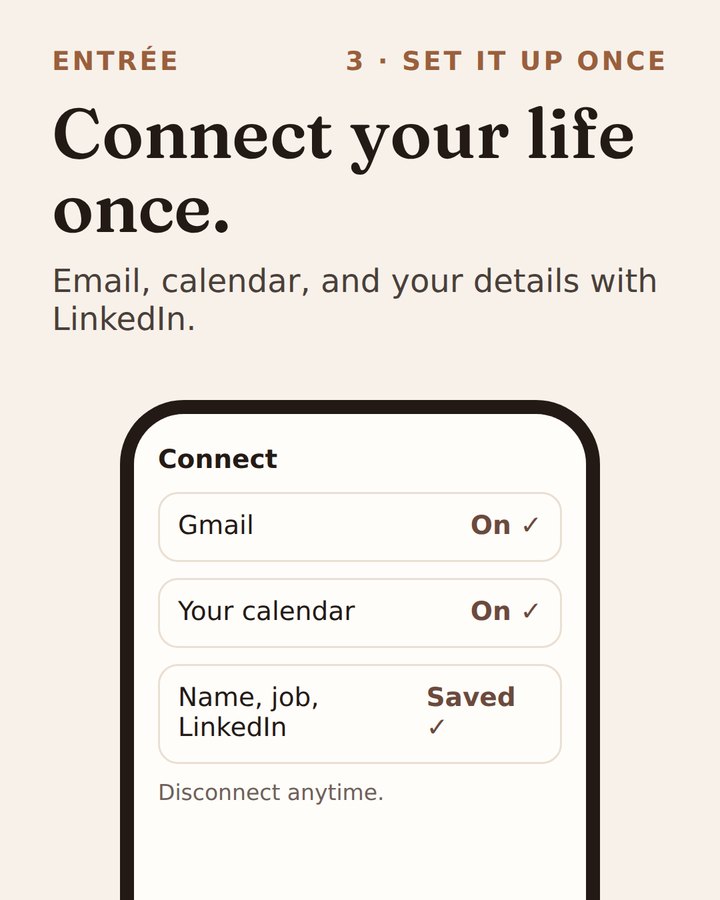 Connecting Gmail, your calendar and your details